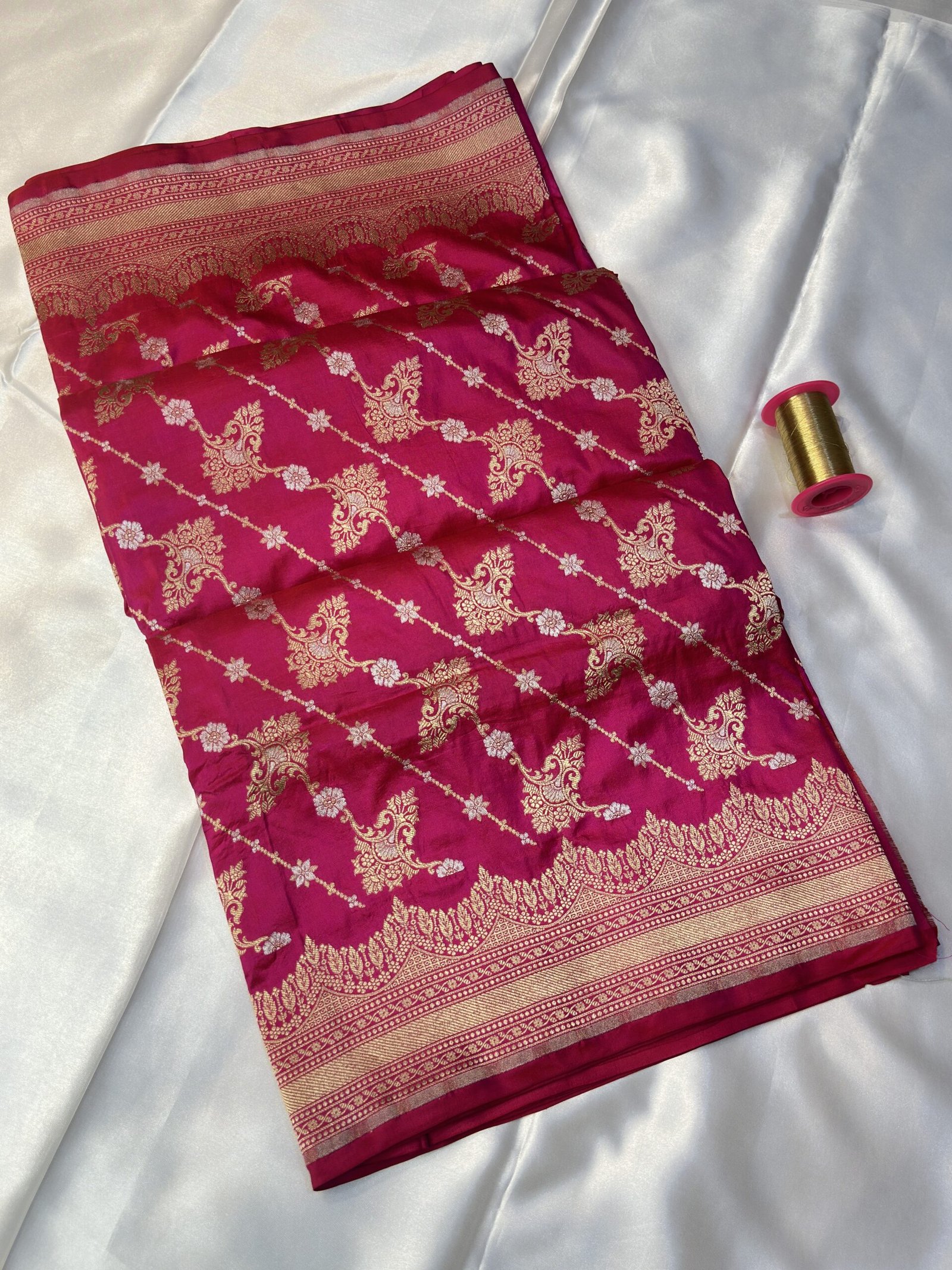 Rani Vaibhav – Dual Zari Woven Saree - Image 6