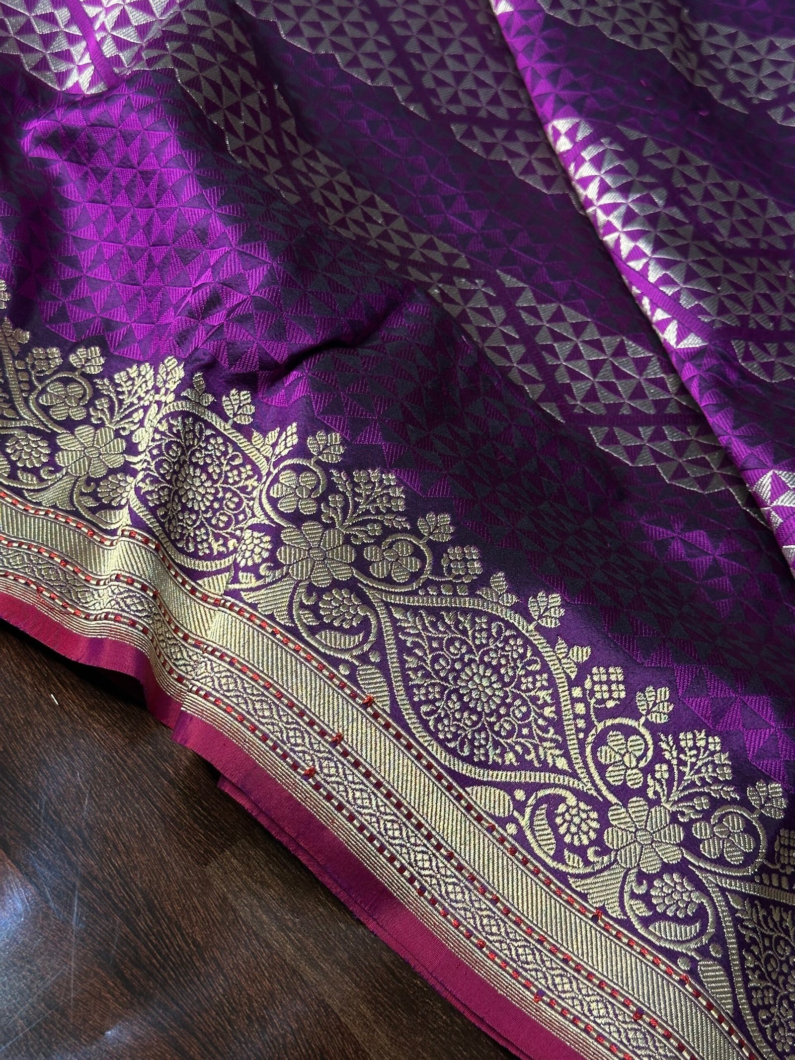 Rajsi Violet Kanjivaram - Image 3