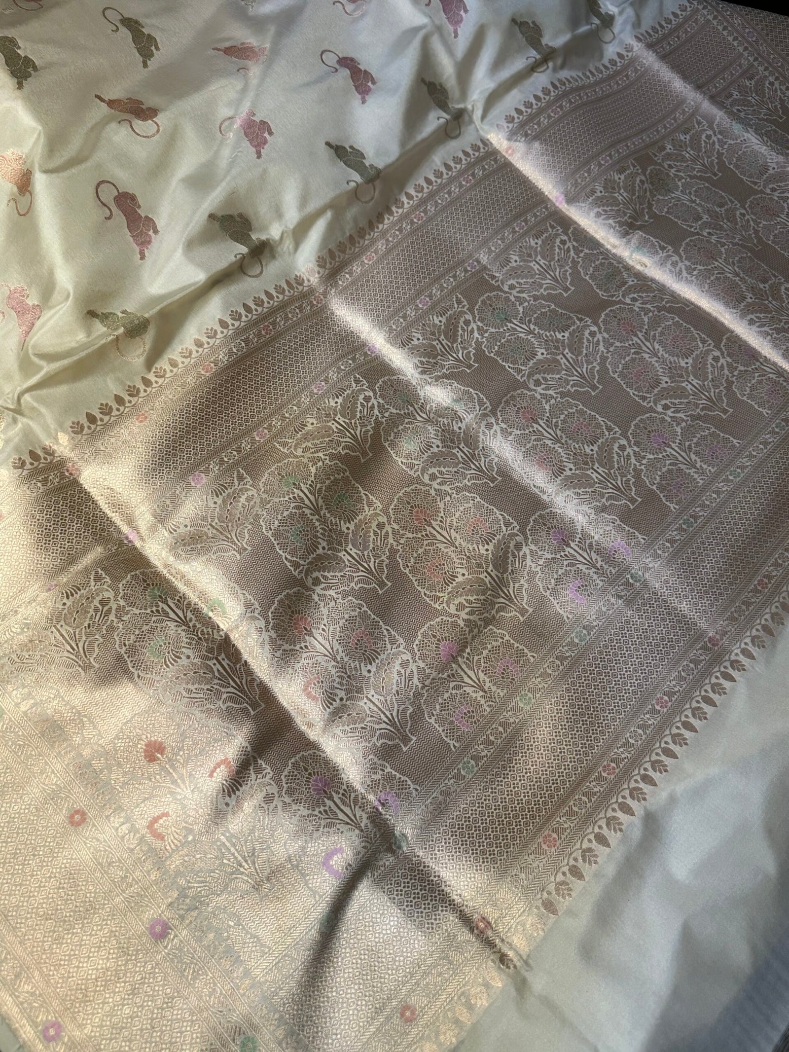 Ivory Aangan Silk - Image 2